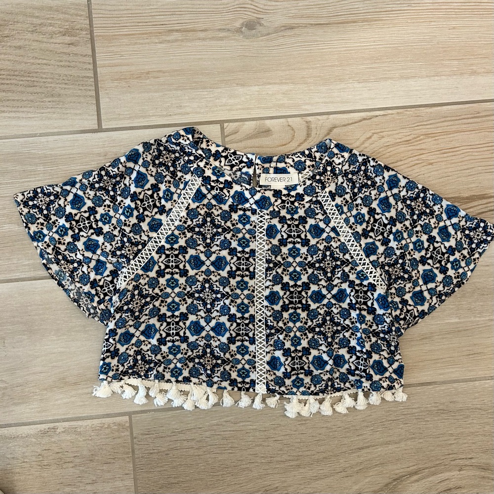 Greece Crop Top